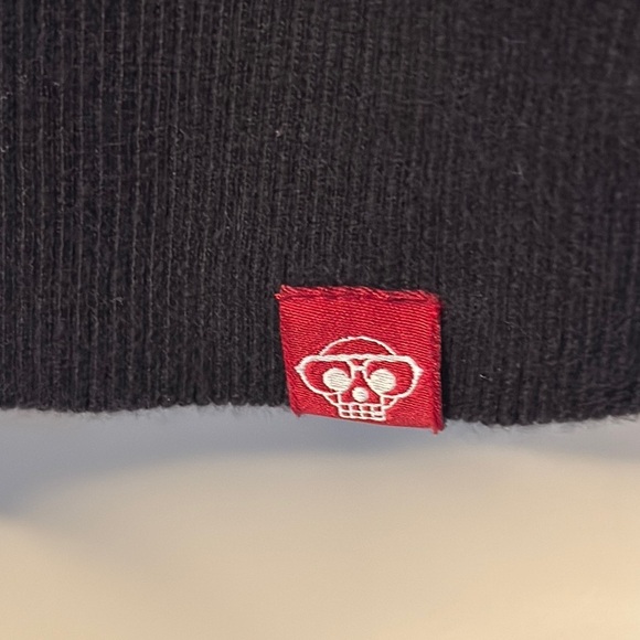 Mostly Heard Rarely Seen Black and Yellow Cartoon Graphic Sweater - Picture 7 of 14